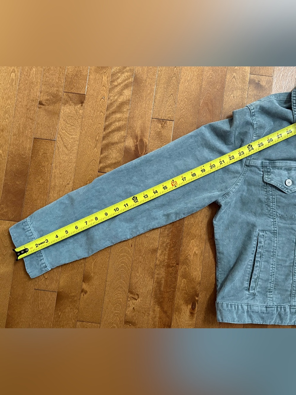 American Eagle NWT Slate Blue Corduroy Trucker Jacket – Size XXL - Picture 5 of 7